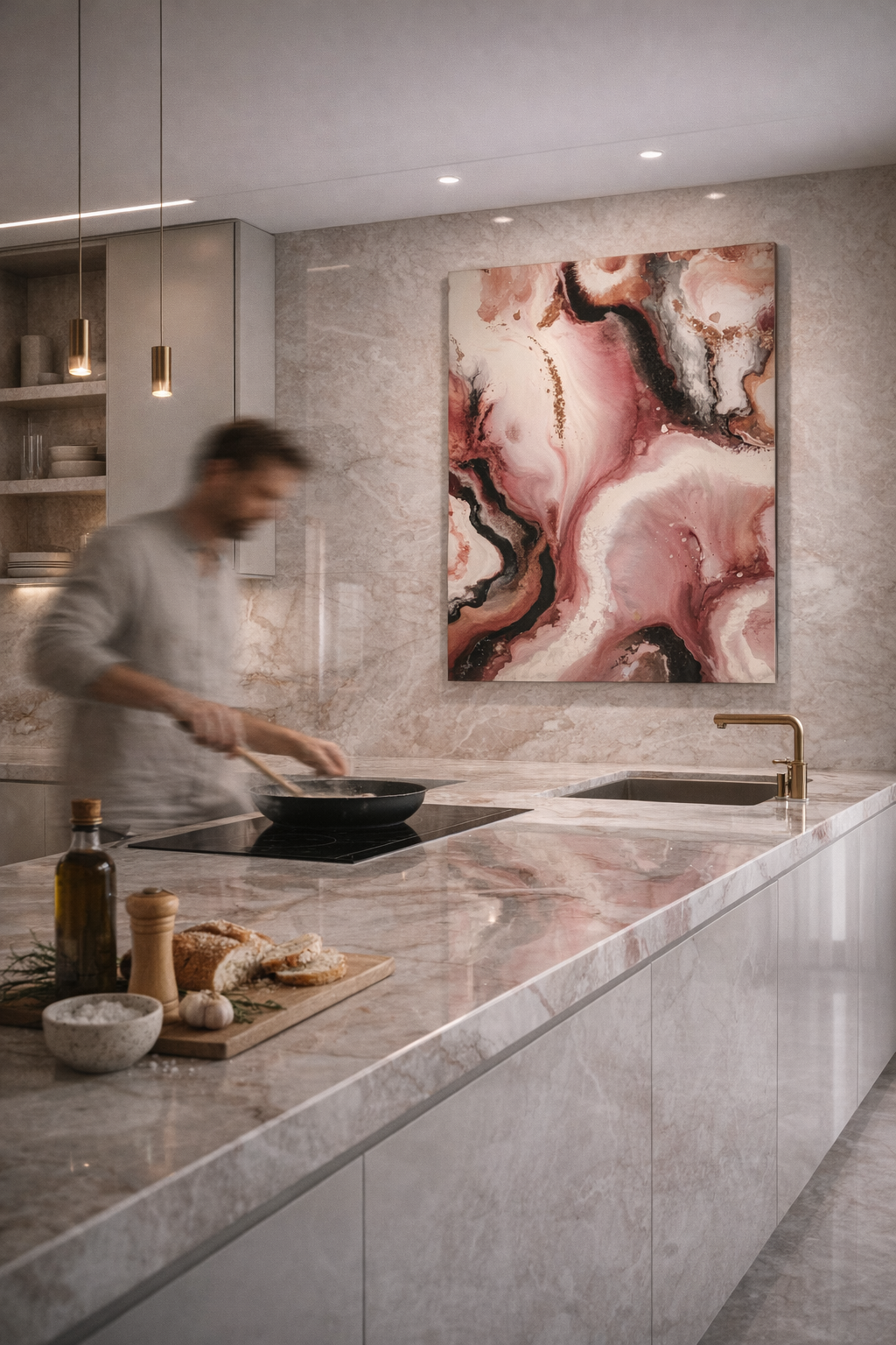 Artwork in a designed space